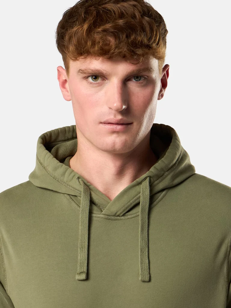 Stone Island Drawstring Hood Sweatshirt with Pouch Pocket - Image 4