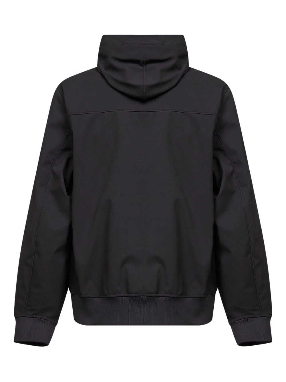 Stone Island? No—remove brand: Tech Hooded Jacket with Internal Drawstring, Concealed Zip Pockets & Ribbed Trim - Image 2
