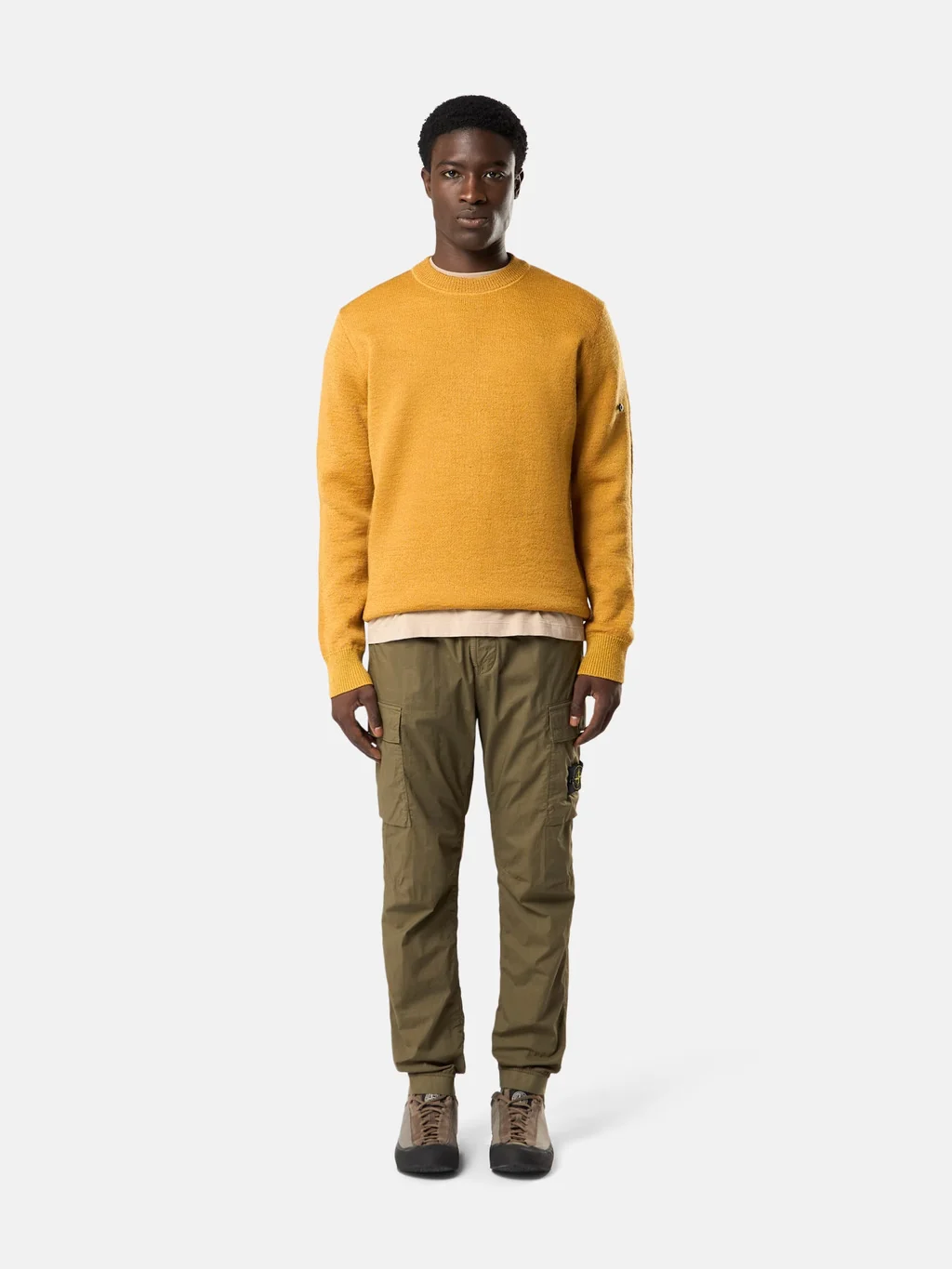 Stone Island? No—Vertical Zip Hand Pockets Cargo Pants with Flap Bellows Pockets - Image 2