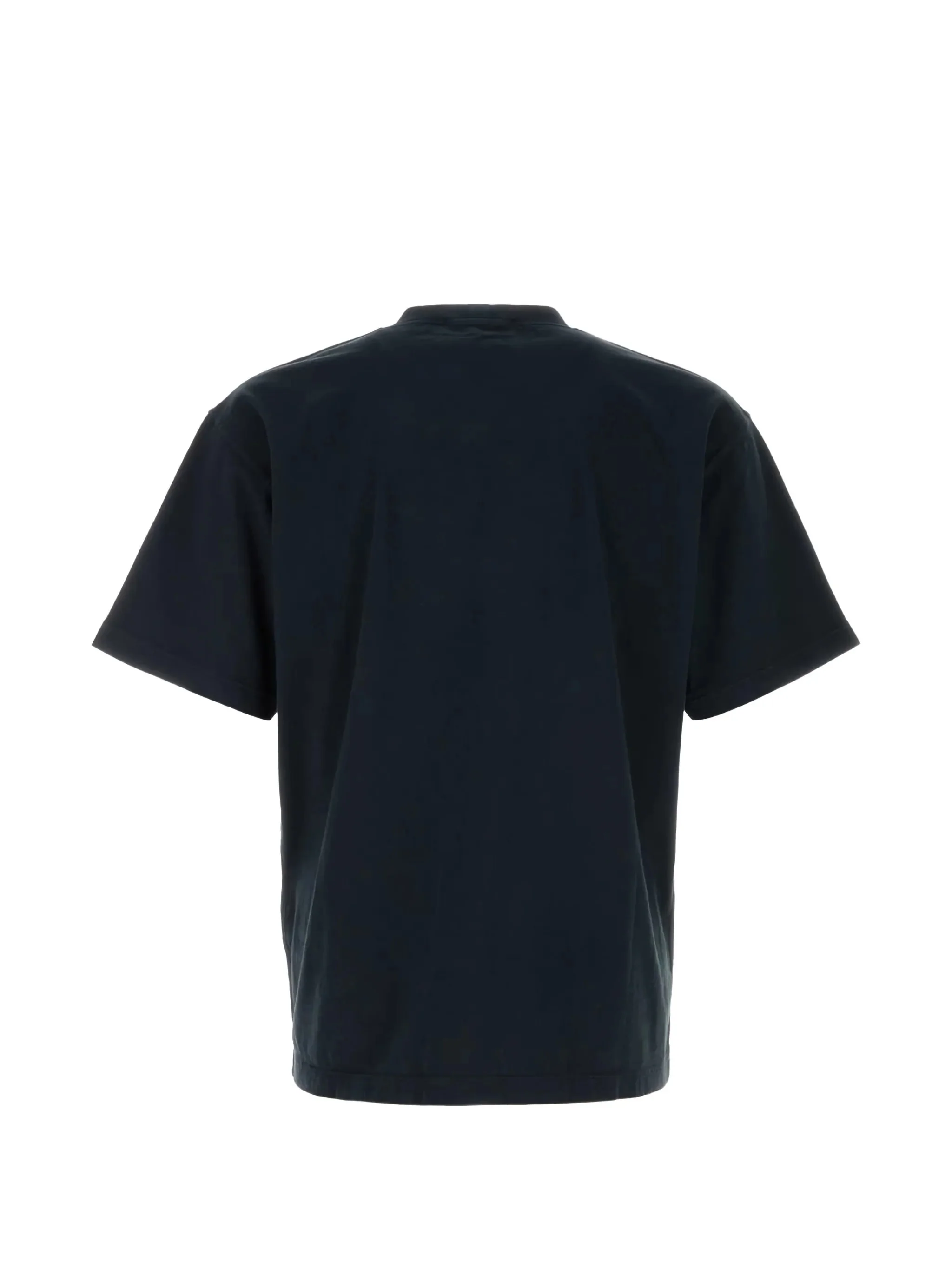 Stone Island Ribbed Neckline Regular Fit T-Shirt Size M - Image 2