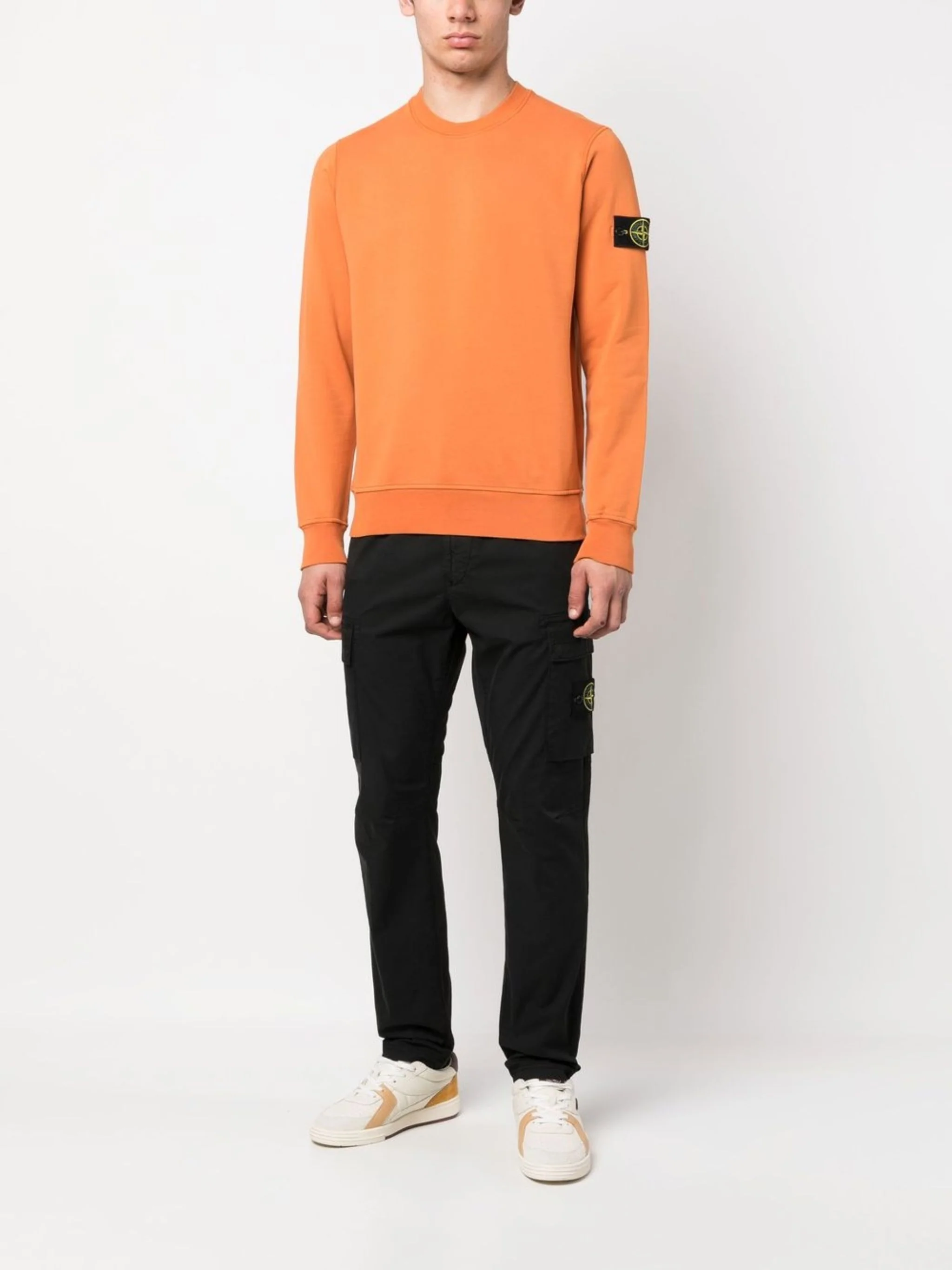 Stone Island Stone Logo-Patch Trousers - Image 3