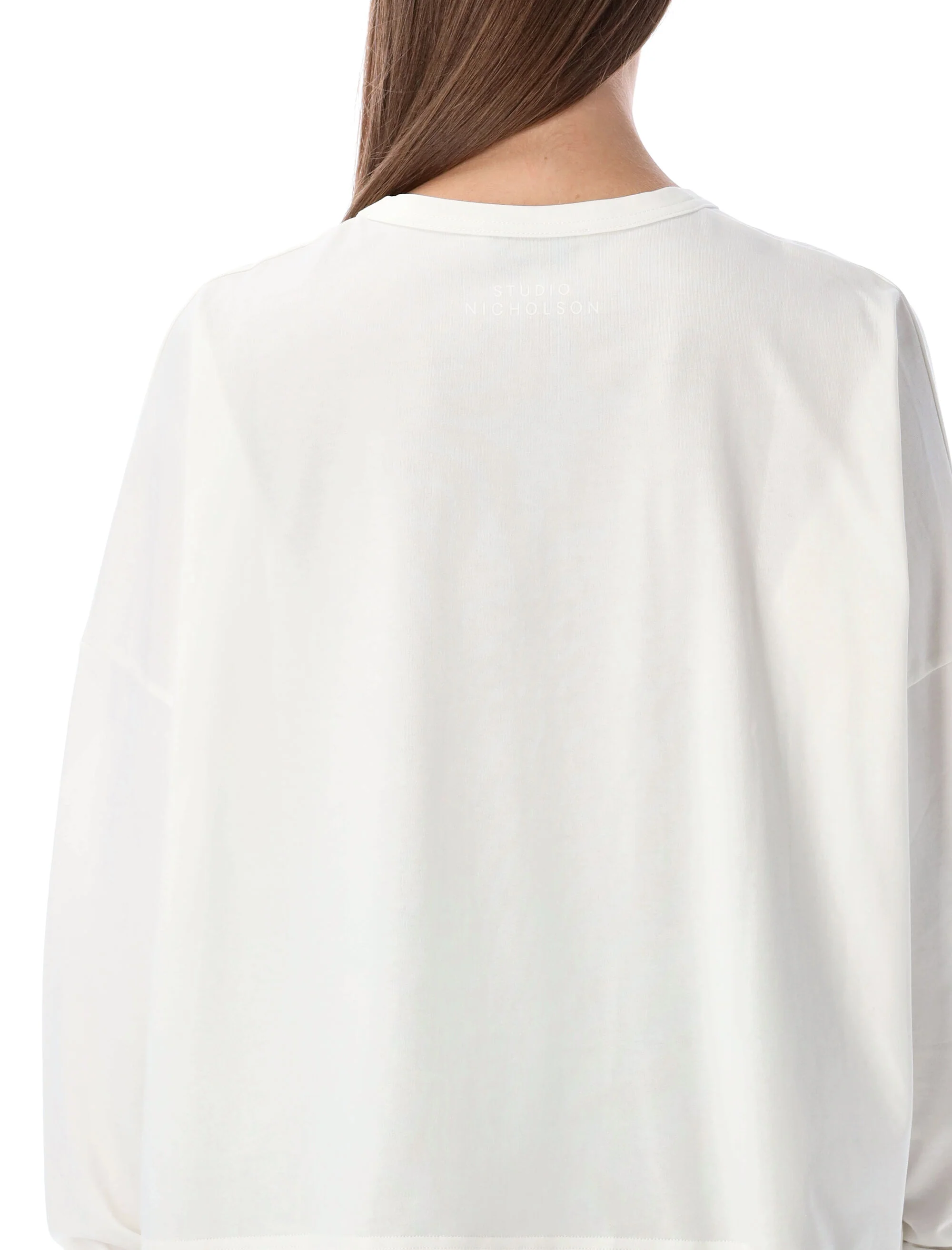 Studio Nicholson Effortless Minimal Long-Sleeve T-Shirt - Oversized Fit - Image 3