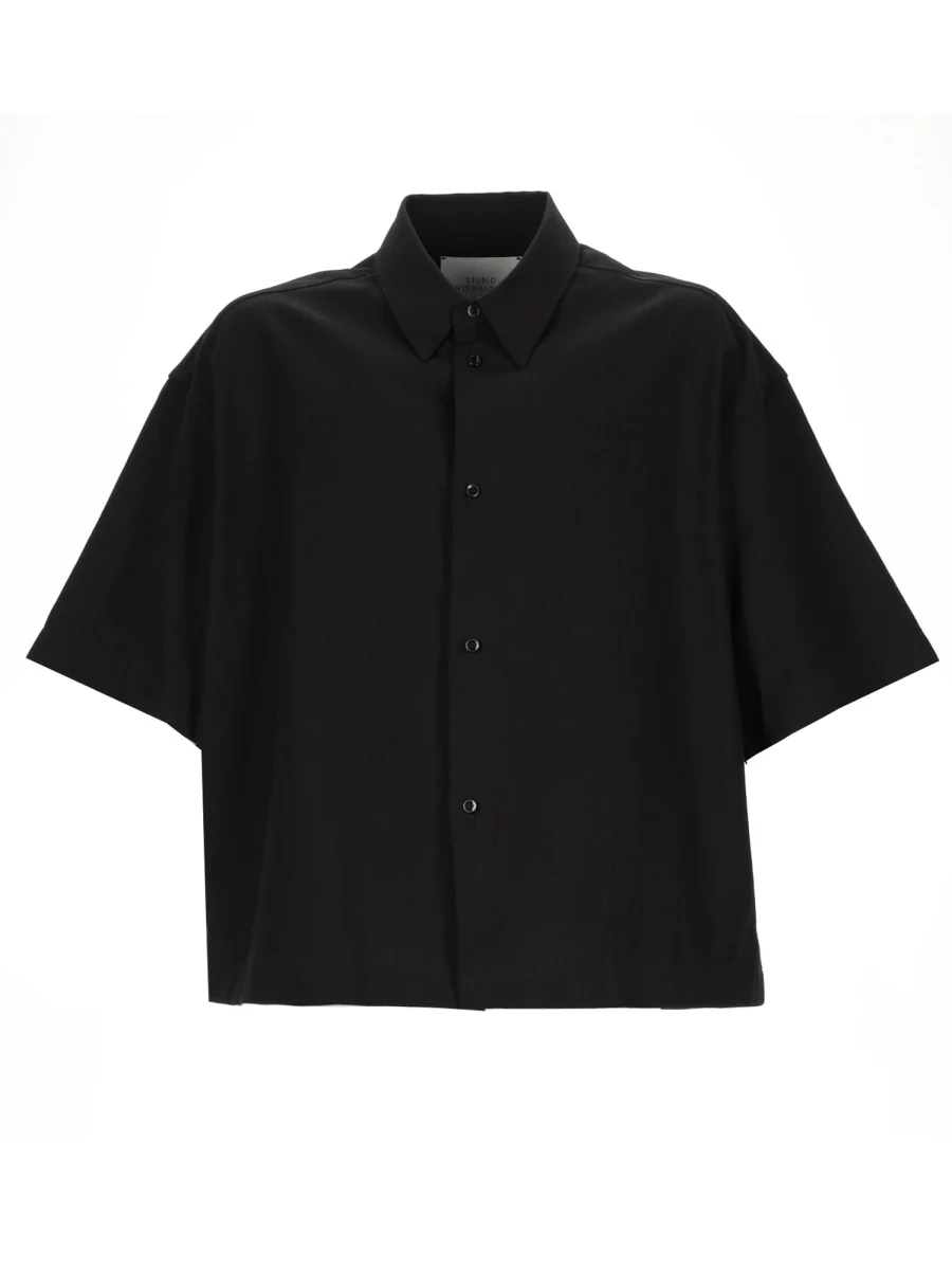 Studio Nicholson Linen Cotton Blend Mini Shirt for Men