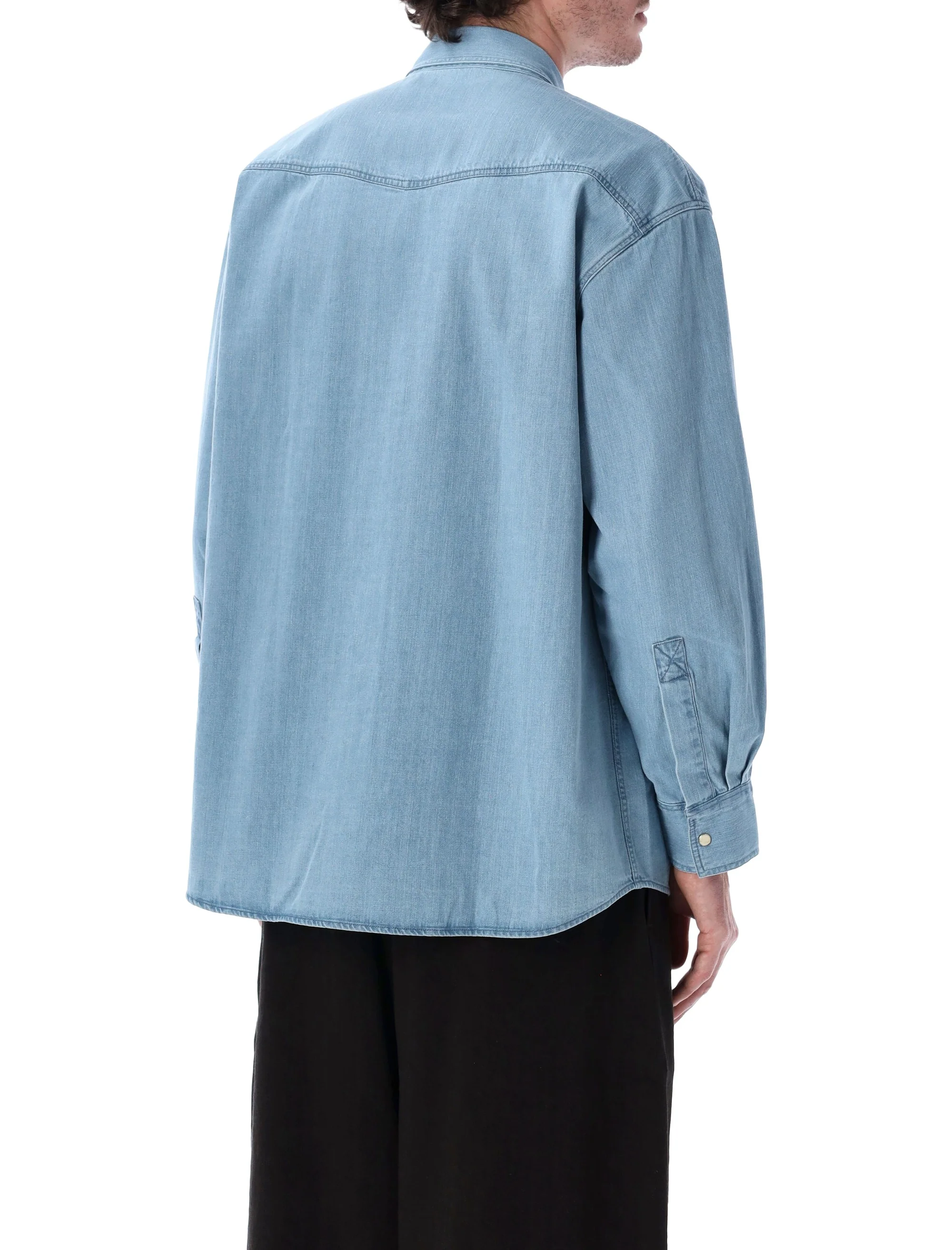 Studio Nicholson Relaxed Fit Long Sleeve Shirt - Size M - Image 2