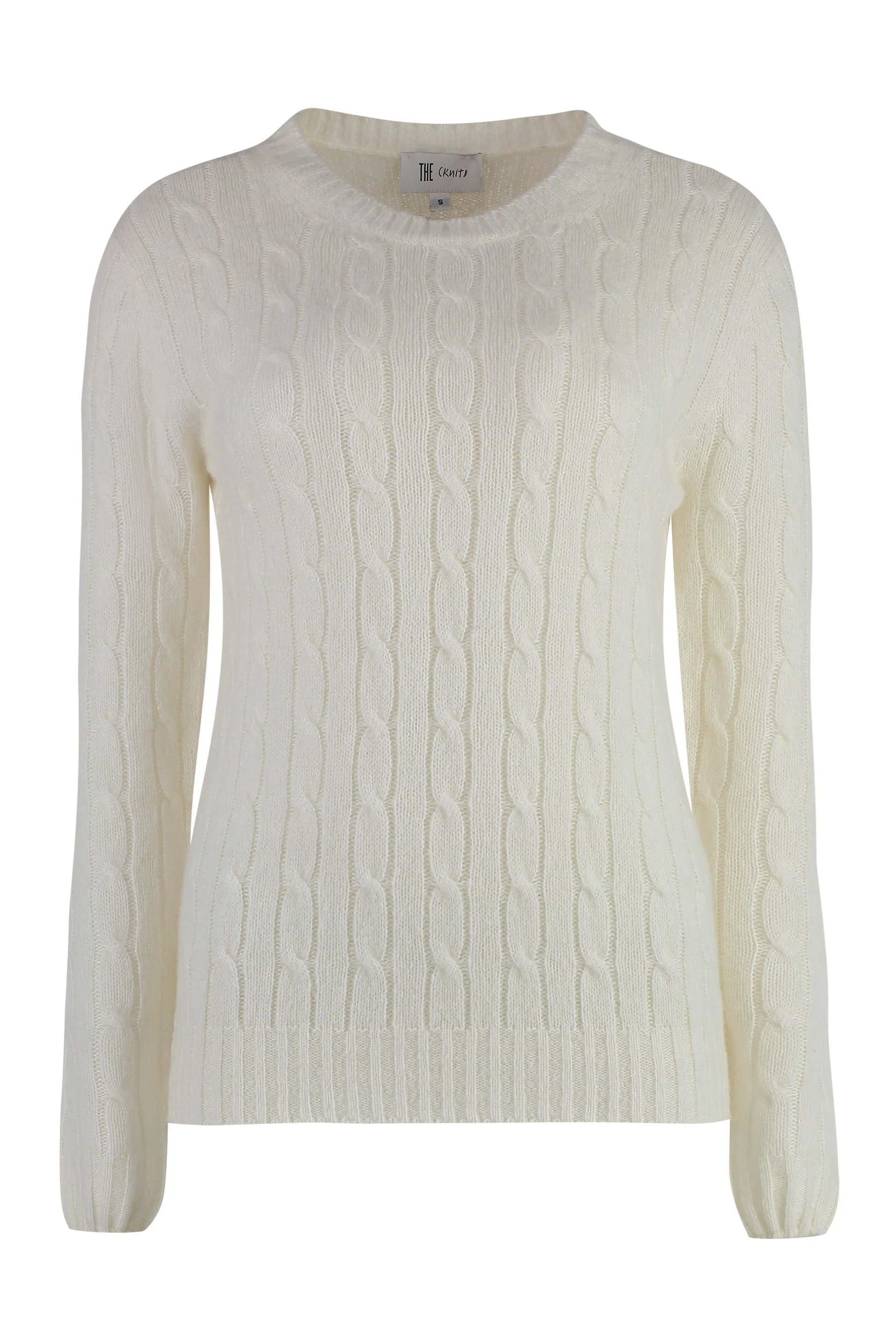 The (alphabet) Cashmere & Silk Cable-Knit Sweater