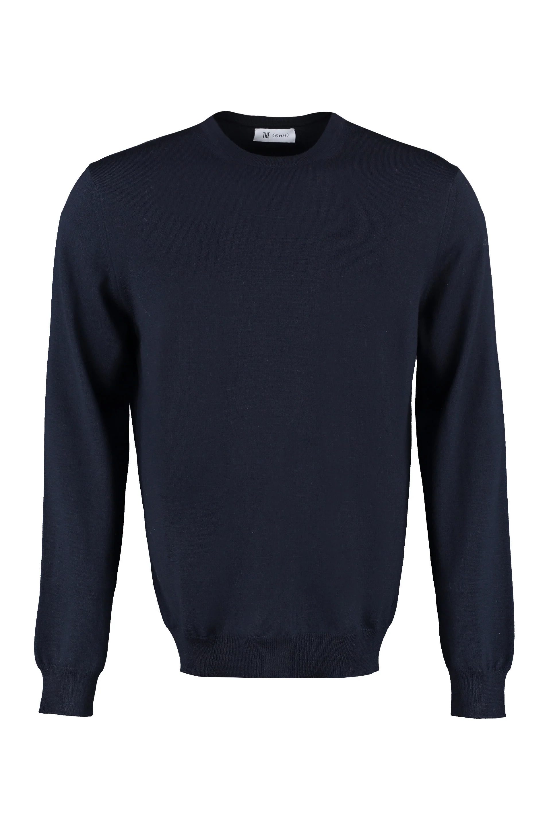 The (alphabet) Extra-Fine Wool Ribbed Knit Pullover