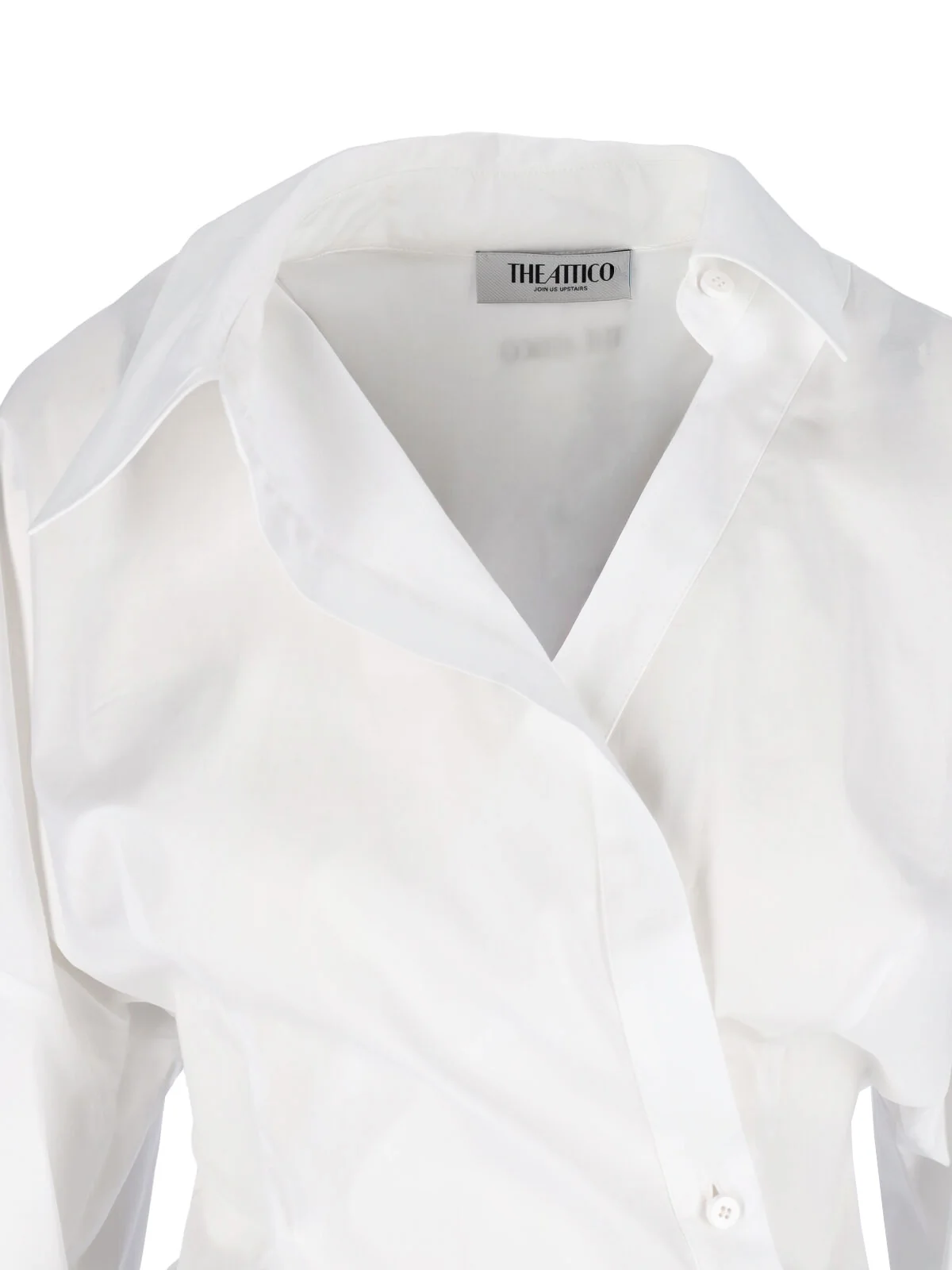 The Attico Cotton-Blend Dress with Light, Natural Stretch - Image 5