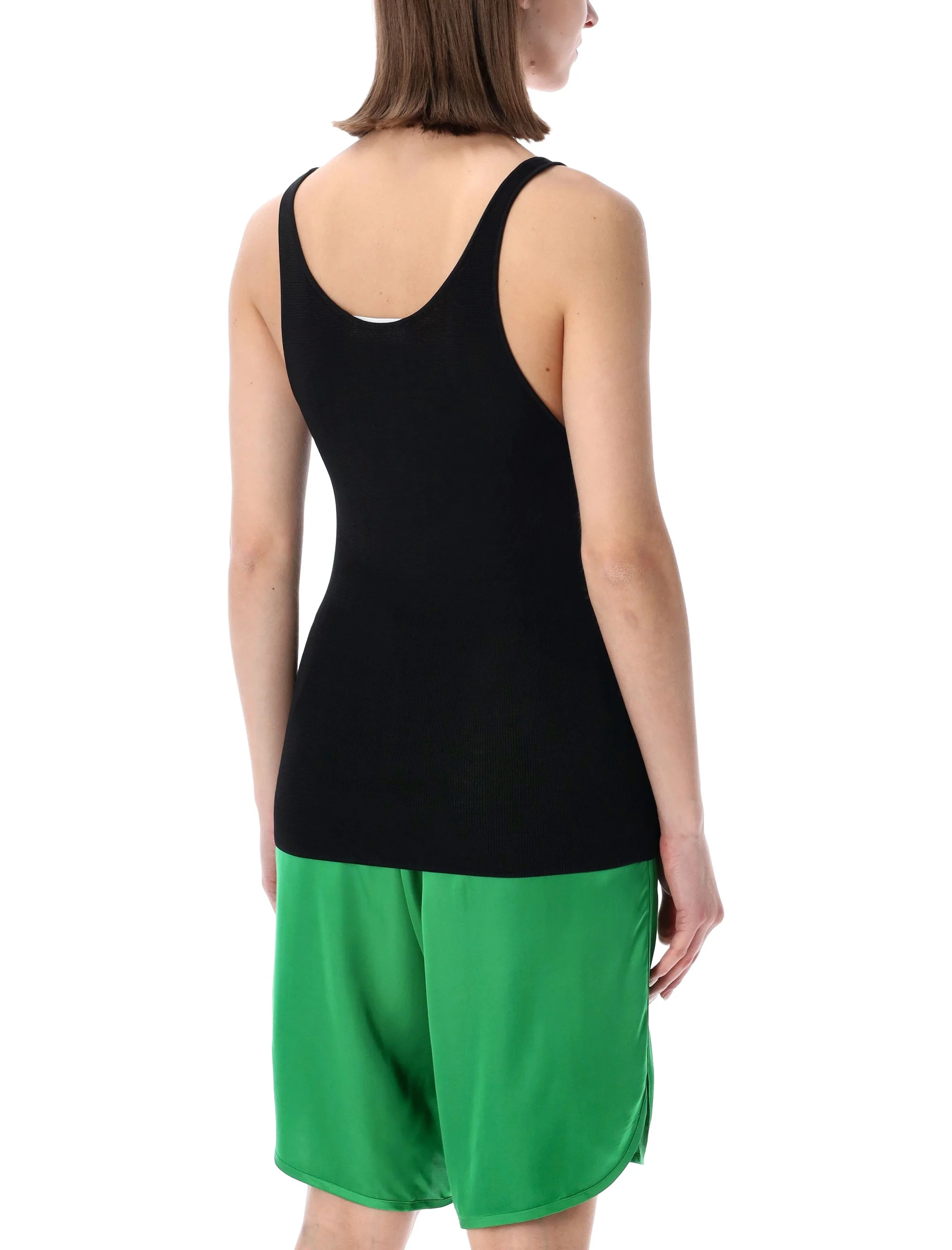 The Frankie Shop Mini Slim Fit Scoop Neck Tank Top - Image 2