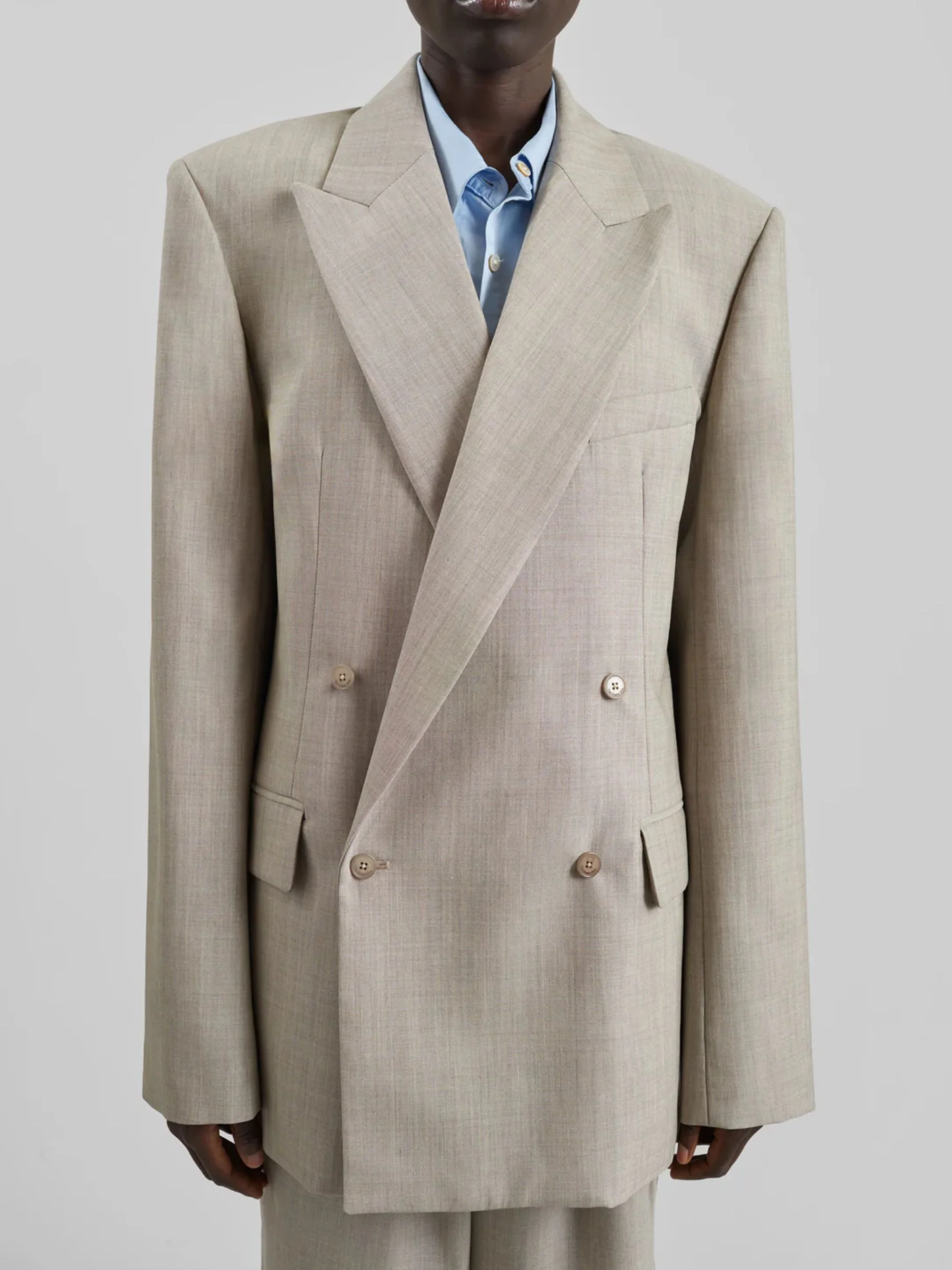 THE FRANKIE SHOP Newark Double Breasted Blazer - Image 4