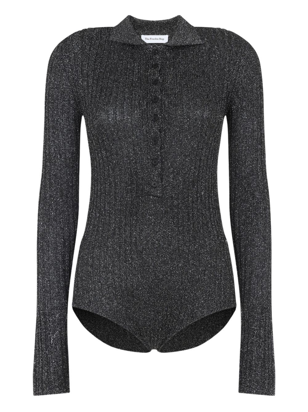 THE FRANKIE SHOP Solana Buttoned Polo Top - Image 7
