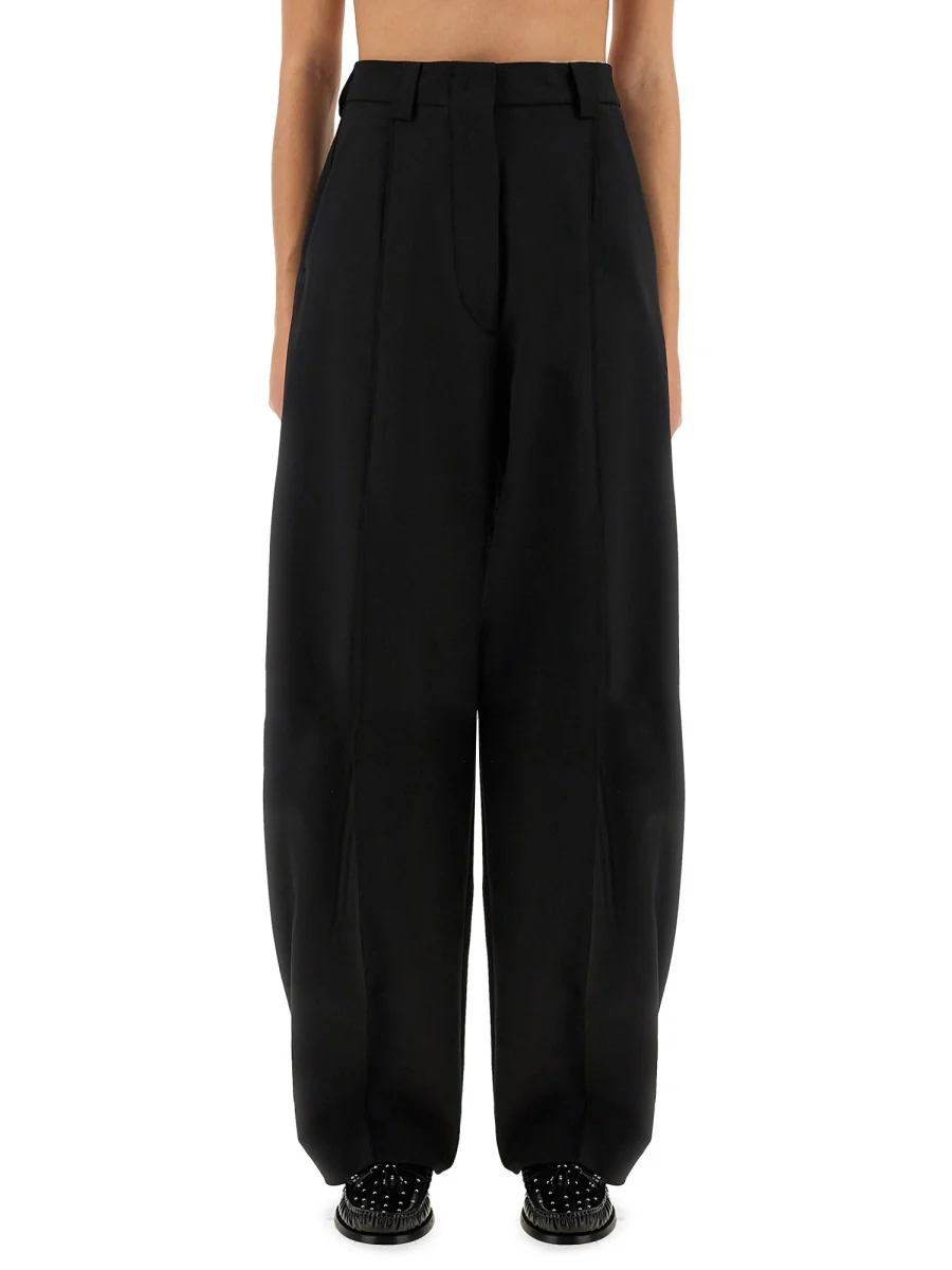 Thelatest THE LATEST Pleated Front-zip Trousers - Image 5