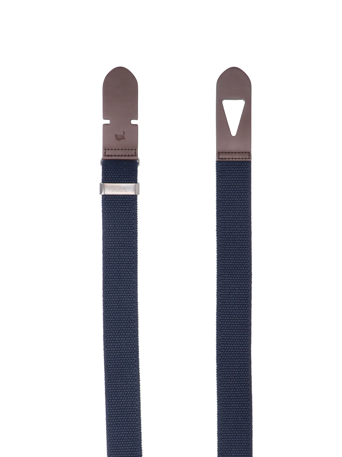 Tod`s Men's Calf Leather-Trim Stretch Belt - Image 2