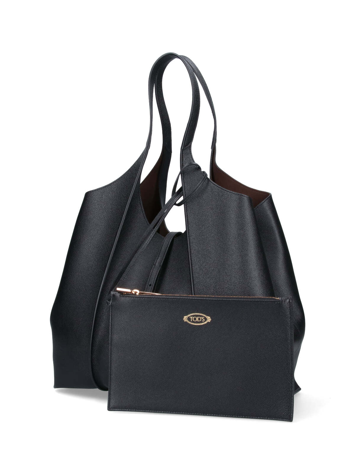 Tod`s Sleek Calf Leather Shoulder Bag for Women - Image 4