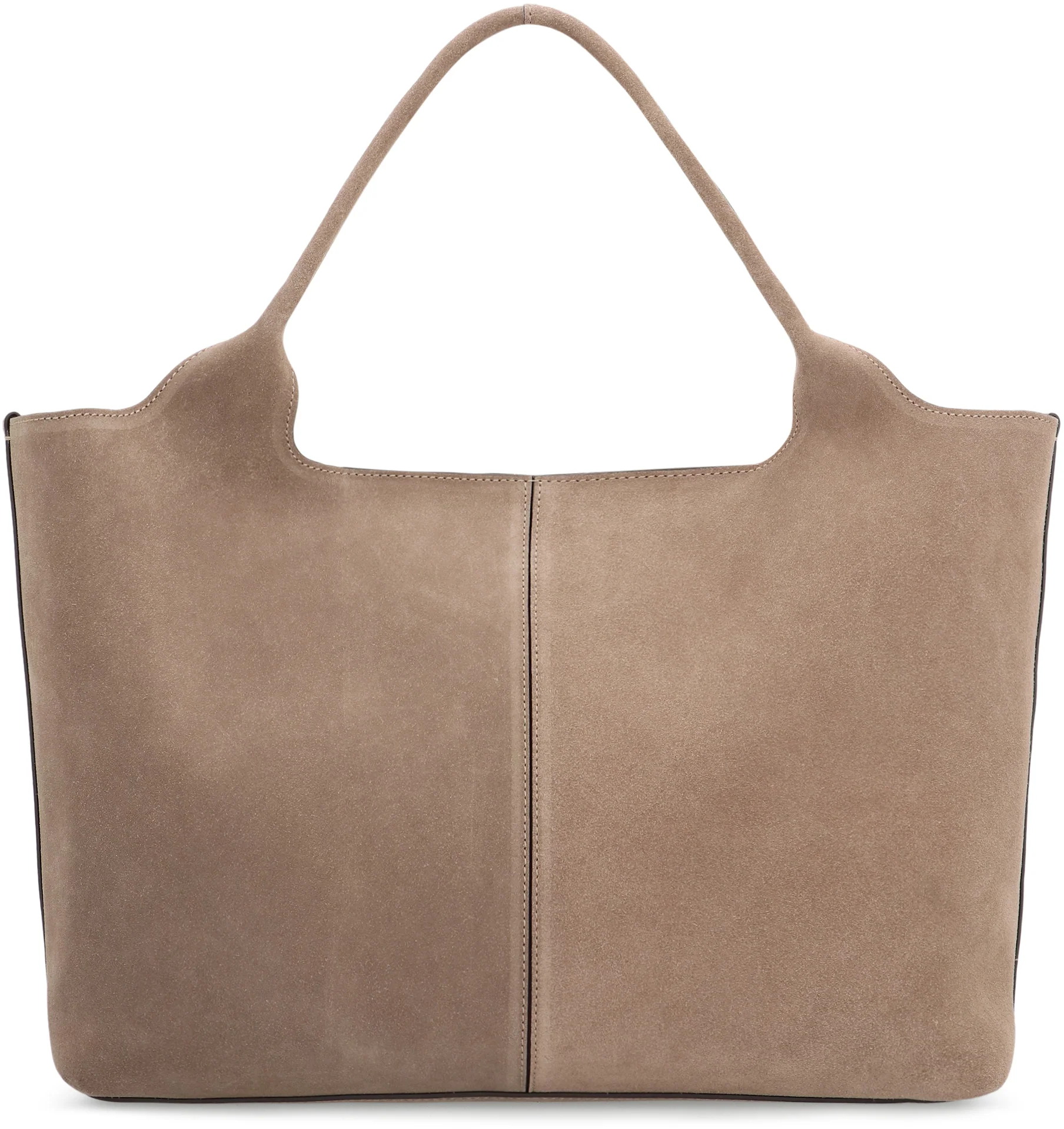 Tod`s Tod’s Medium-Small Suede Shopping Handbag - Image 4