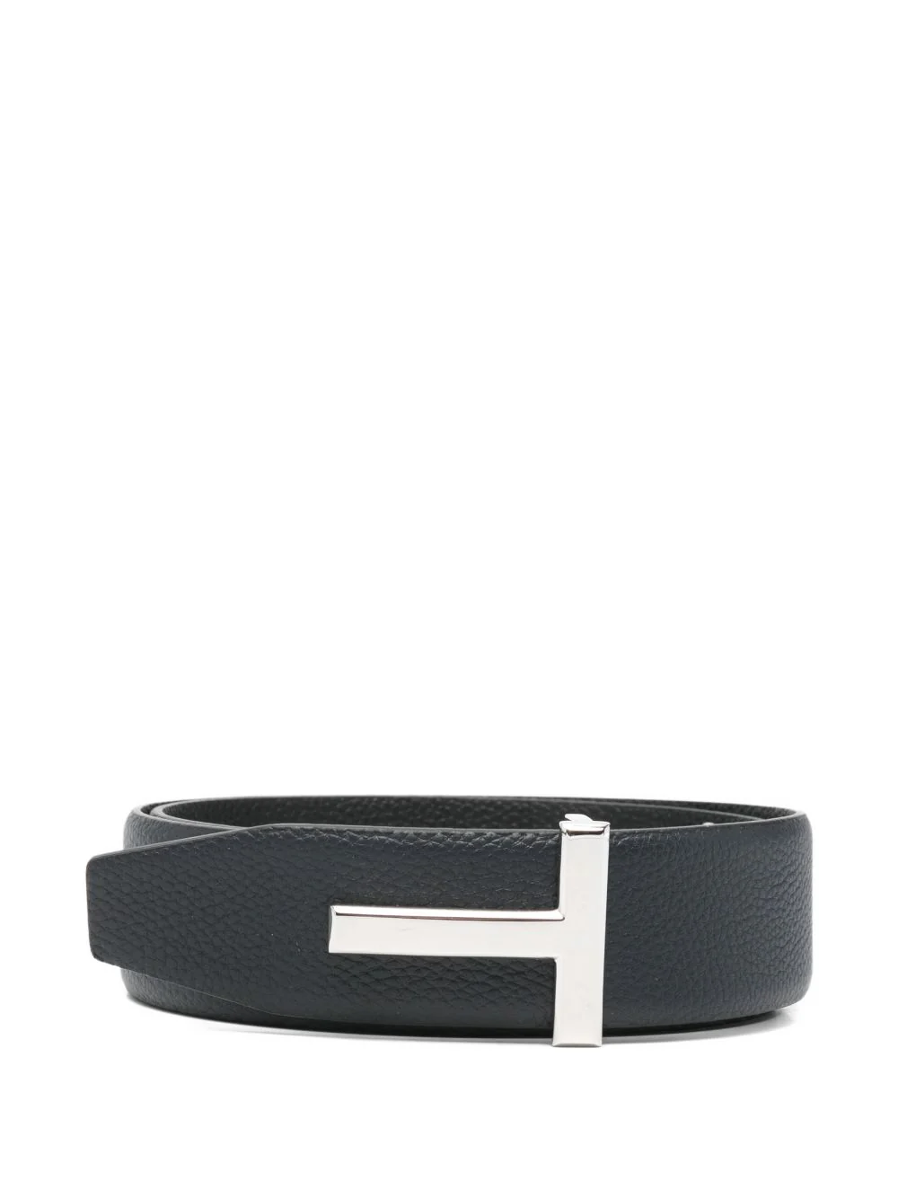 TOM FORD Grain Leather T Icon Belt - Image 4