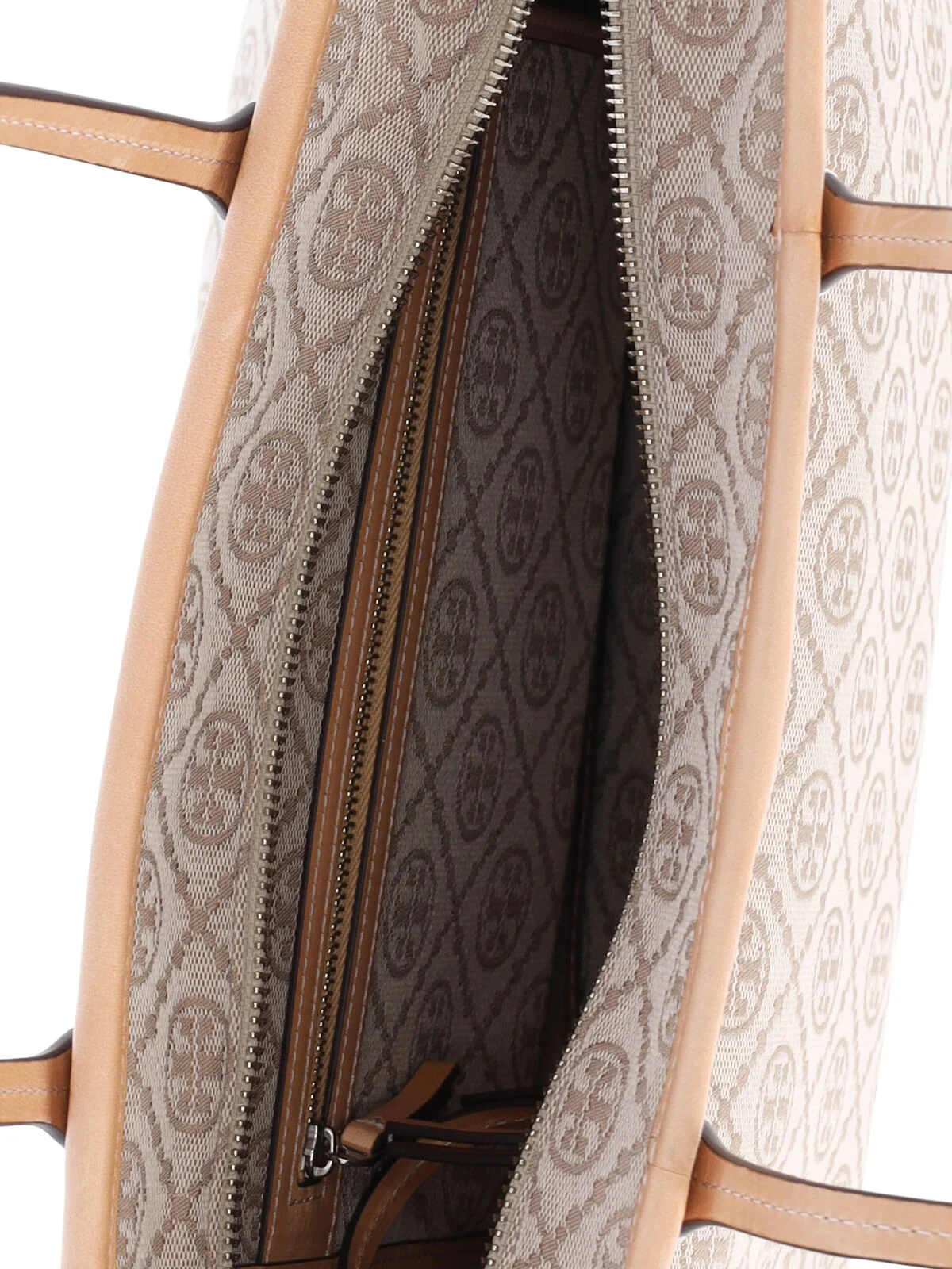 Tory Burch Cow Leather-Trim Handbag - Image 4