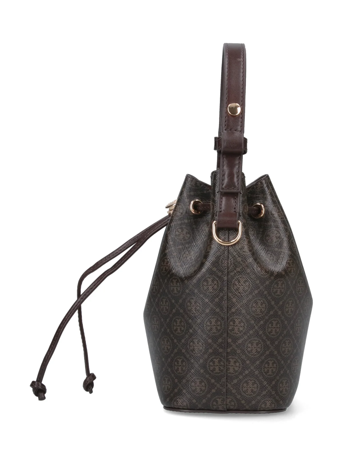 Tory Burch Leather-Trim Cotton Tote Bag - Image 5