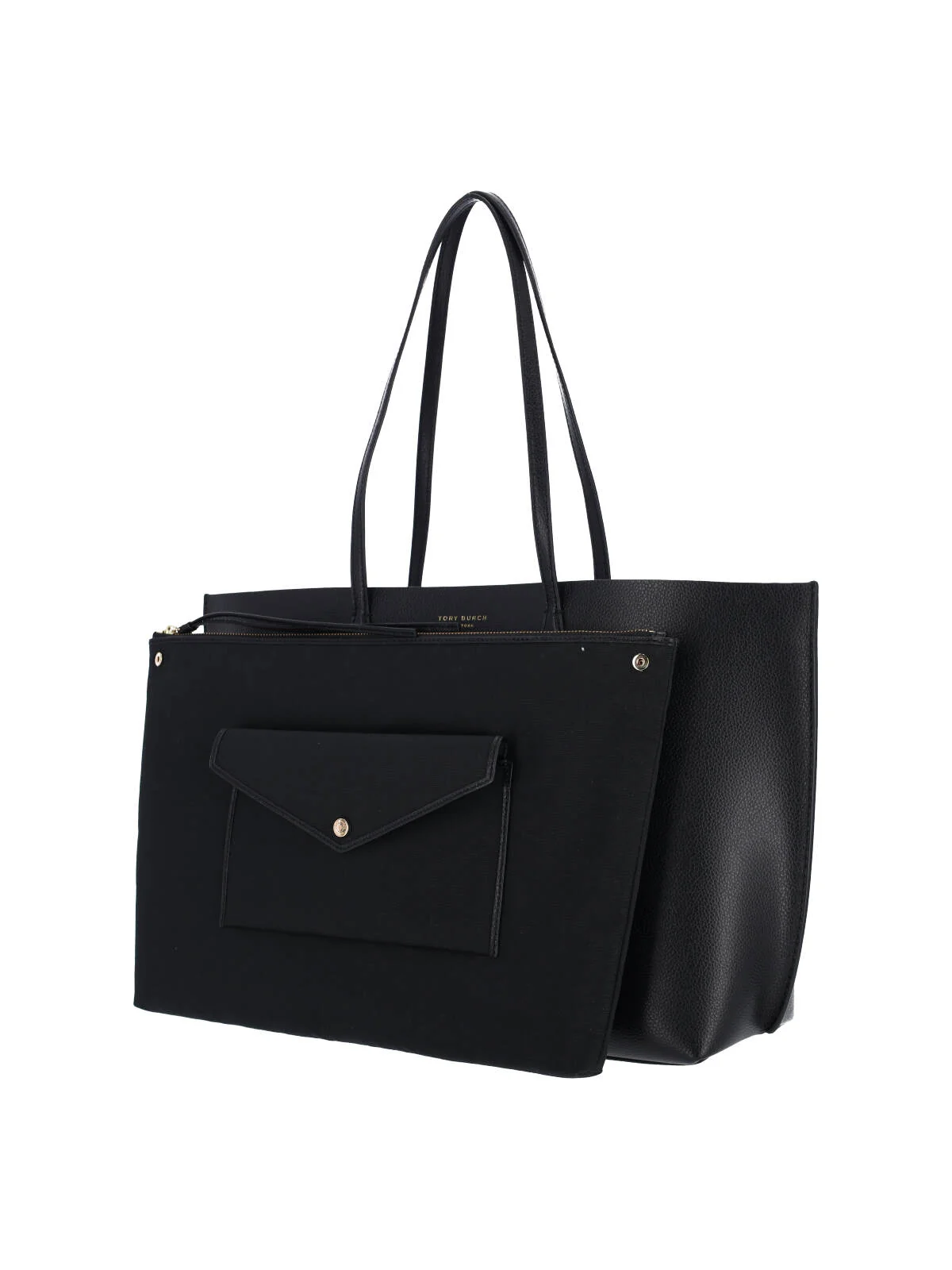 Tory Burch Perry Leather Tote Handbag - Image 4