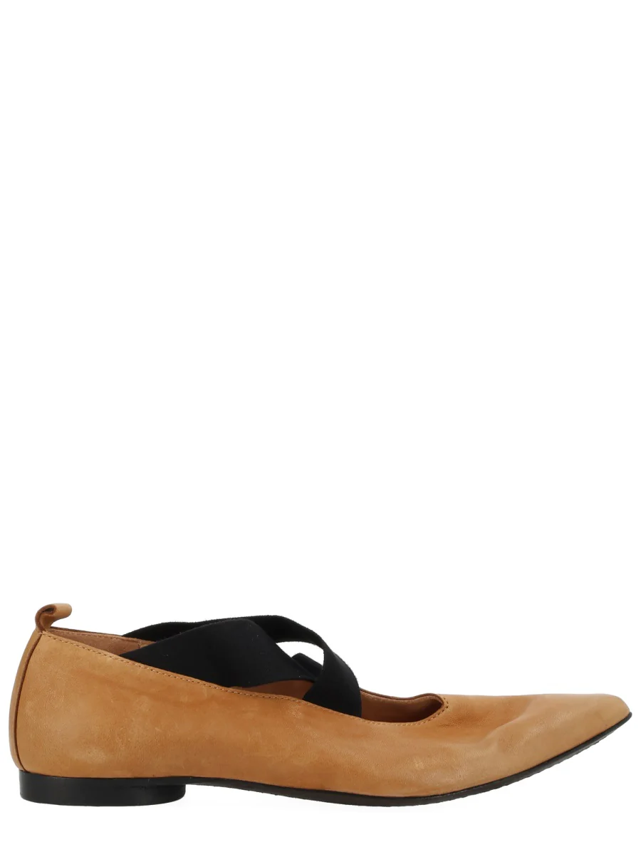 UMA WANG Crossover-strap Ballet Flats
