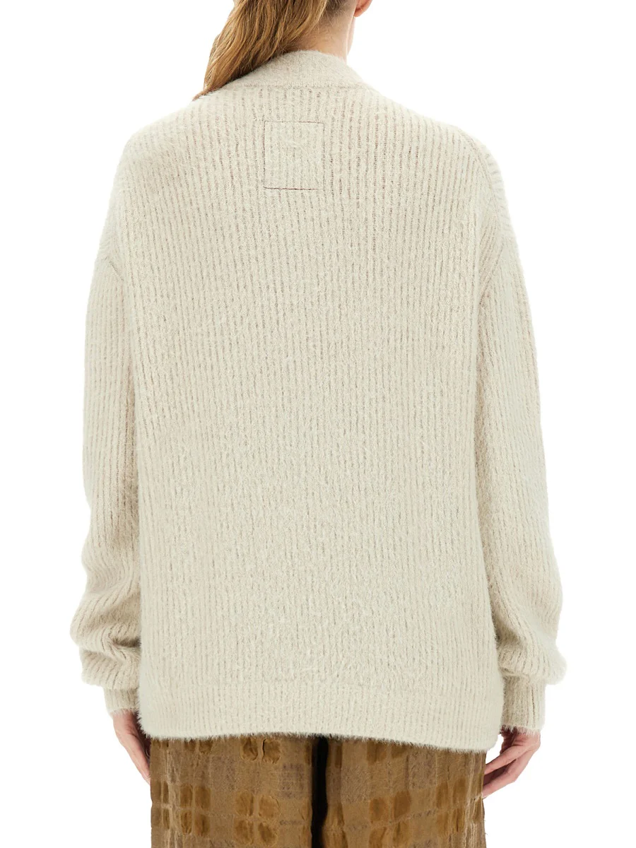 UMA WANG Wool Blend Cardigan with Zipper - Image 7