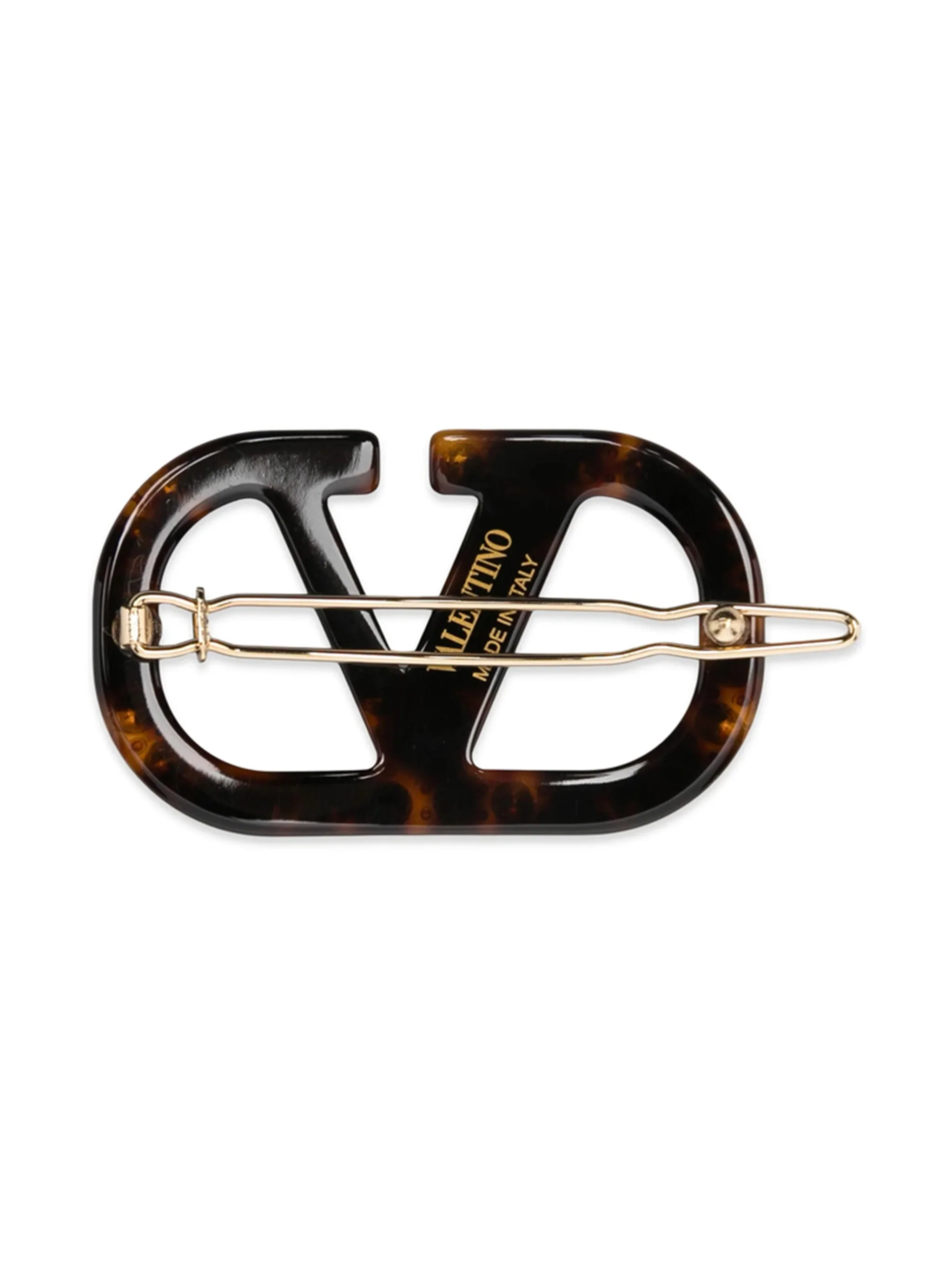 Valentino Garavani Gold-Tone VLogo Detail with Swarovski® Crystals - Image 2