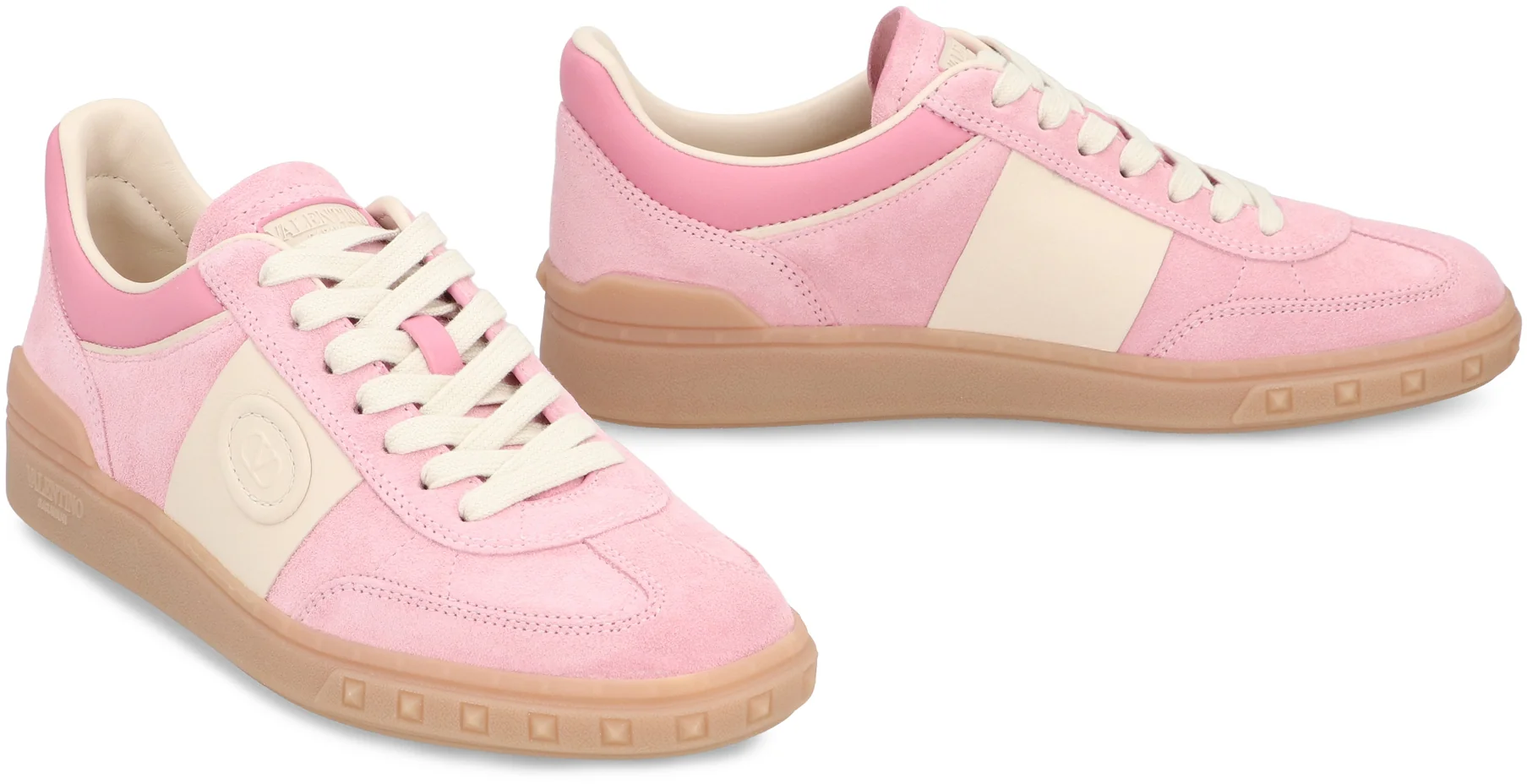 Valentino Garavani Low-Profile Crust Leather Sneaker - Image 3