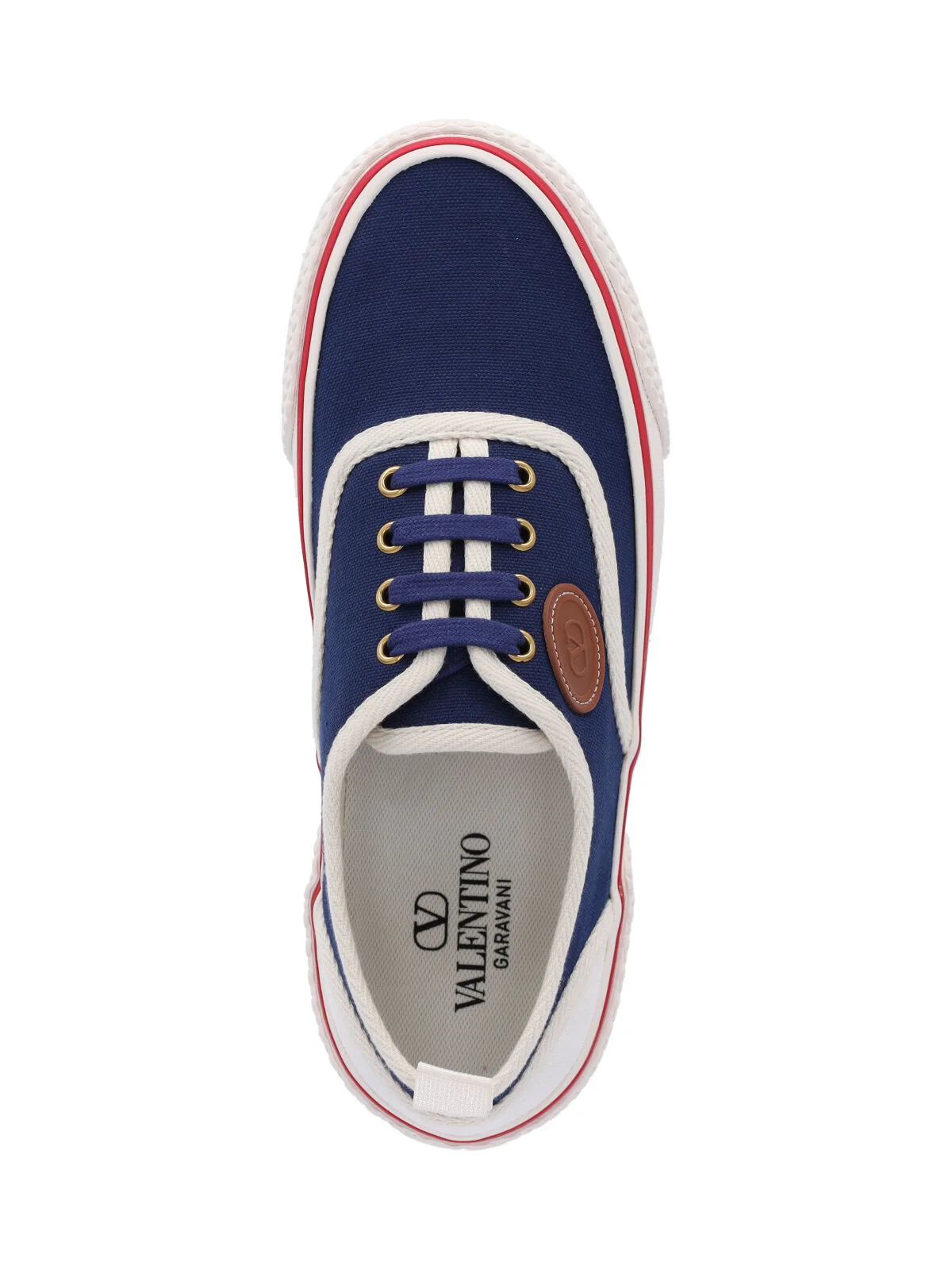 Valentino Garavani Men’s Leather & Cotton Sneakers - Image 5