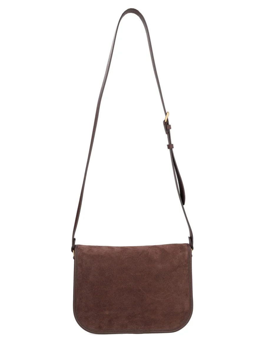 VALENTINO GARAVANI Mens Leather Crossbody Satchel Bag - Image 3