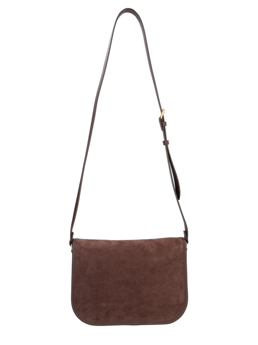 VALENTINO GARAVANI Mens Leather Crossbody Satchel Bag - Image 6