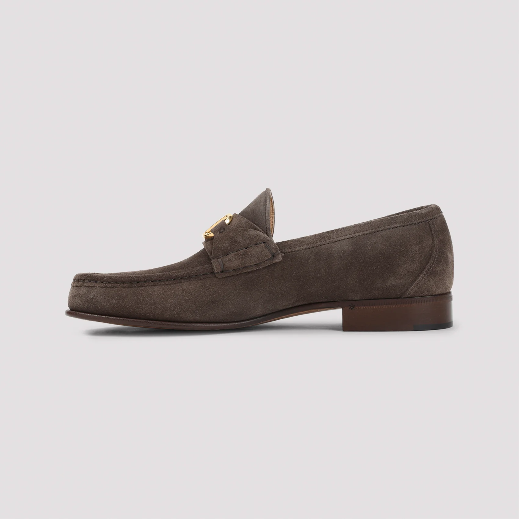 Valentino Garavani Suede Loafers with Metal VLogo Signature - Image 4