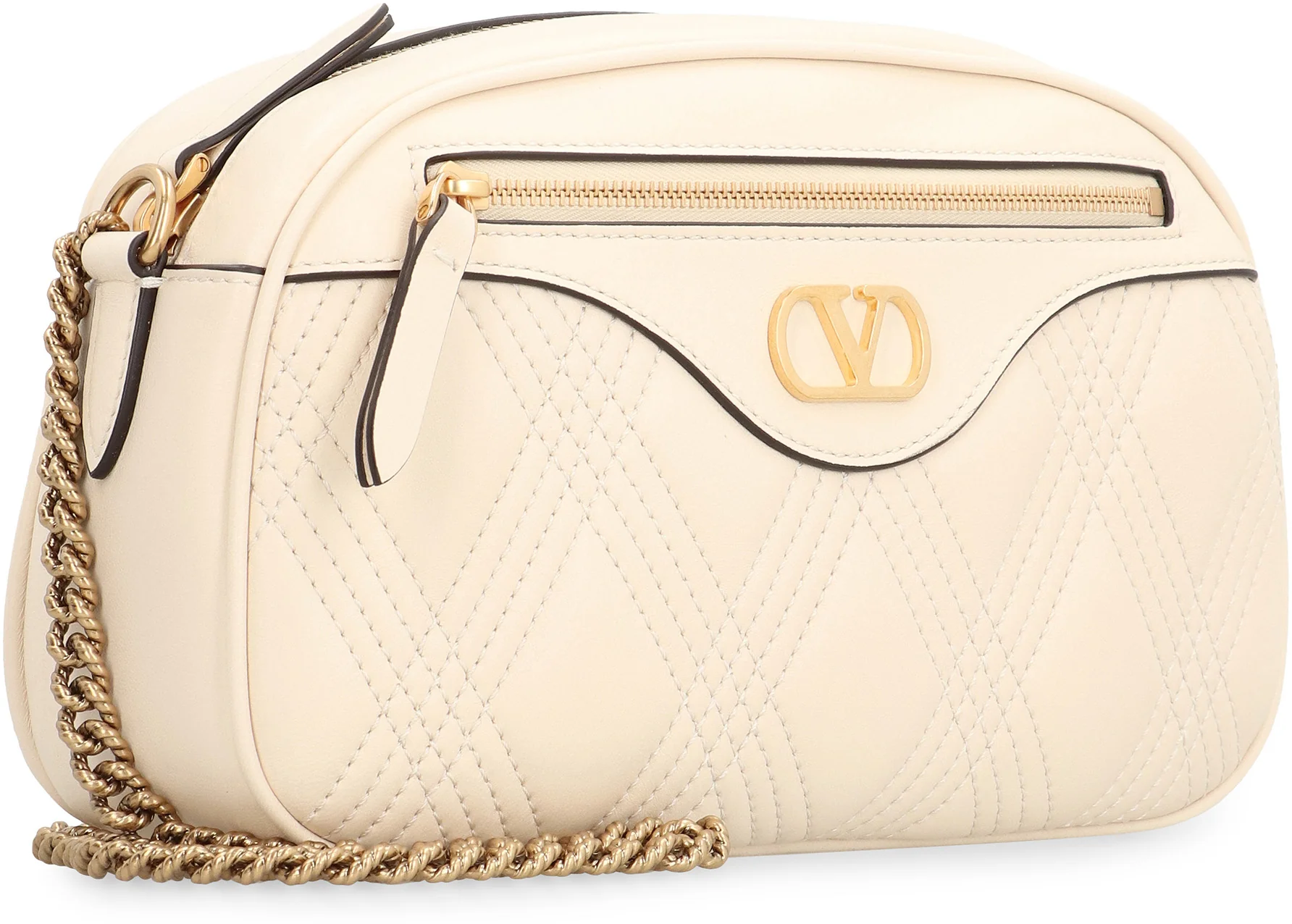 Valentino Garavani VALENTINO Quiltie 67 Mini Leather Shoulder Bag - Image 3