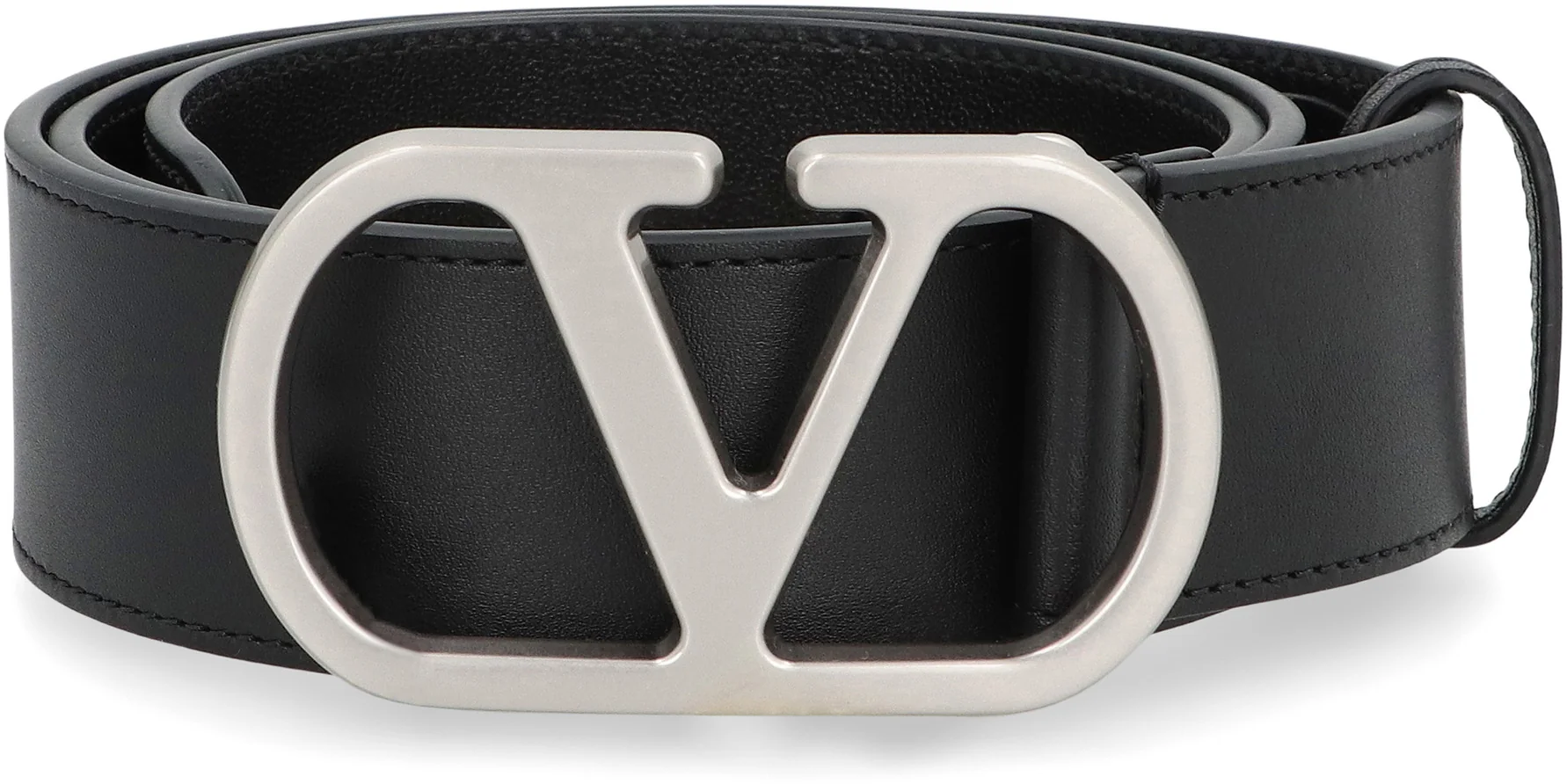 VALENTINO GARAVANI VLogo Signature Leather Belt - Image 3