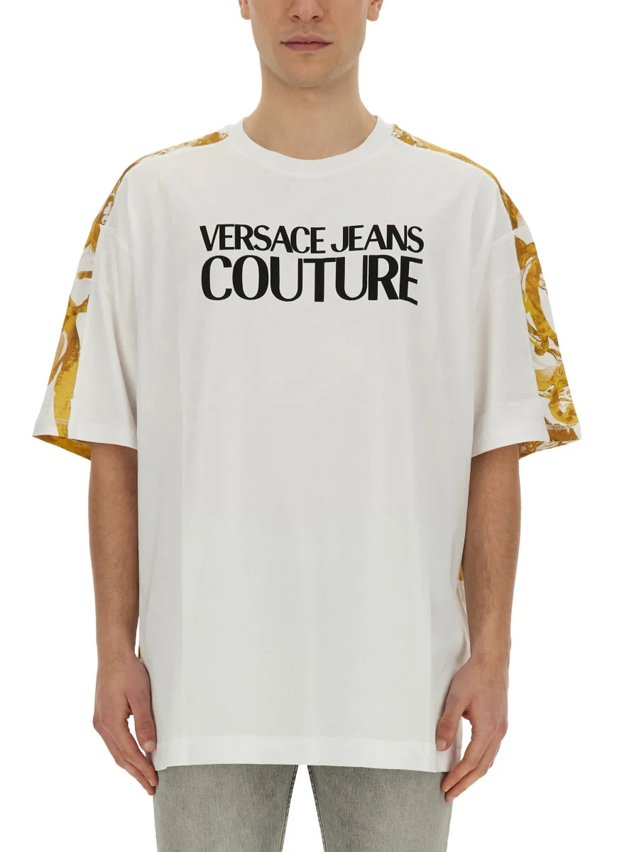 Versace Jeans Couture Designer T-Shirt with Logo