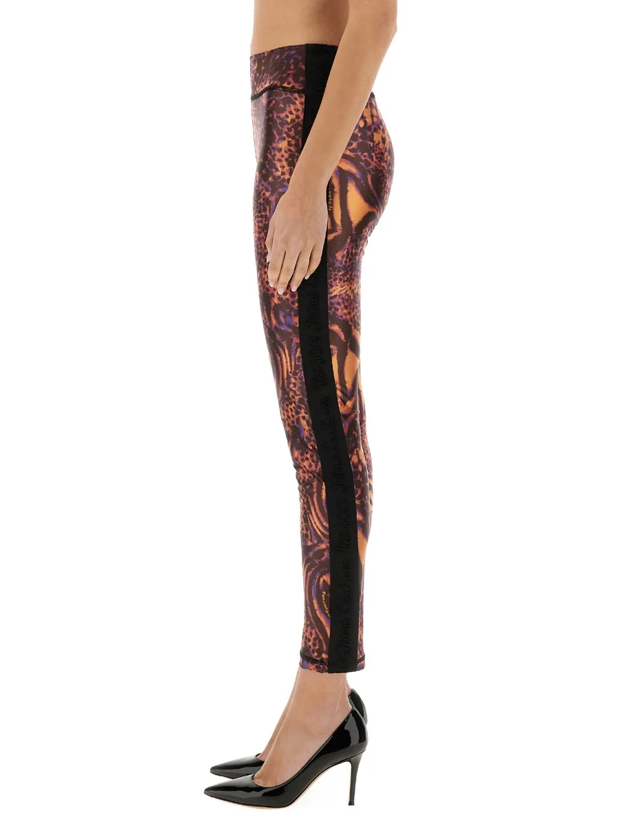 Versace Jeans Couture Slim Fit Fashion Leggings for Women - Image 4