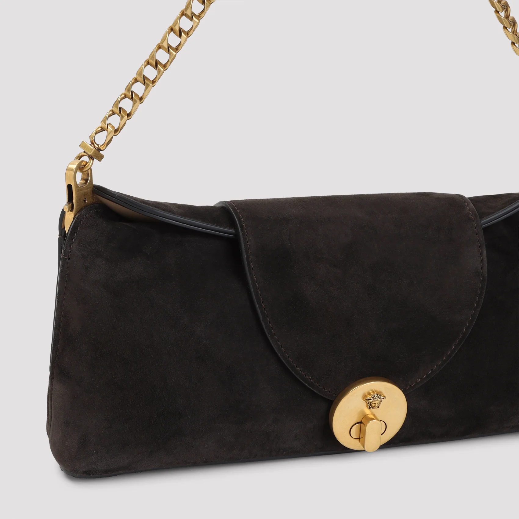 Versace Mini Leather Clutch Handbag - Image 5