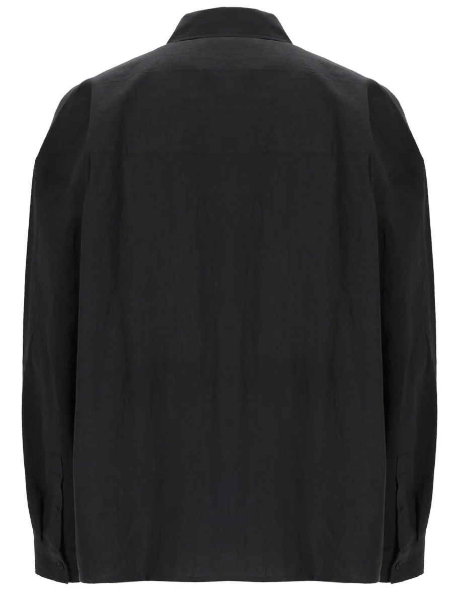Ymc Mini Charcoal Button-Up Shirt for Men - Image 3