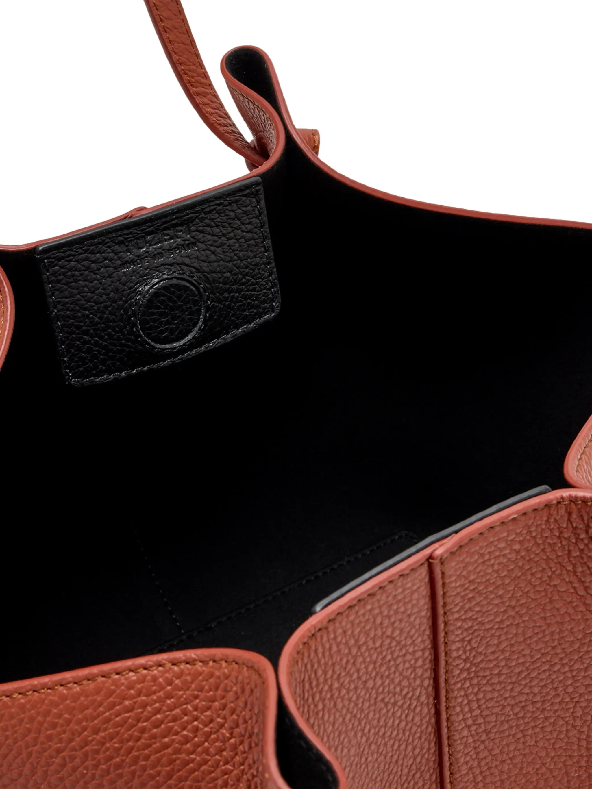 Yuzefi Knot-Detail Leather Shoulder Tote Bag with Magnetic Closure (40.5cm x 19cm x 19.5cm) - Image 4