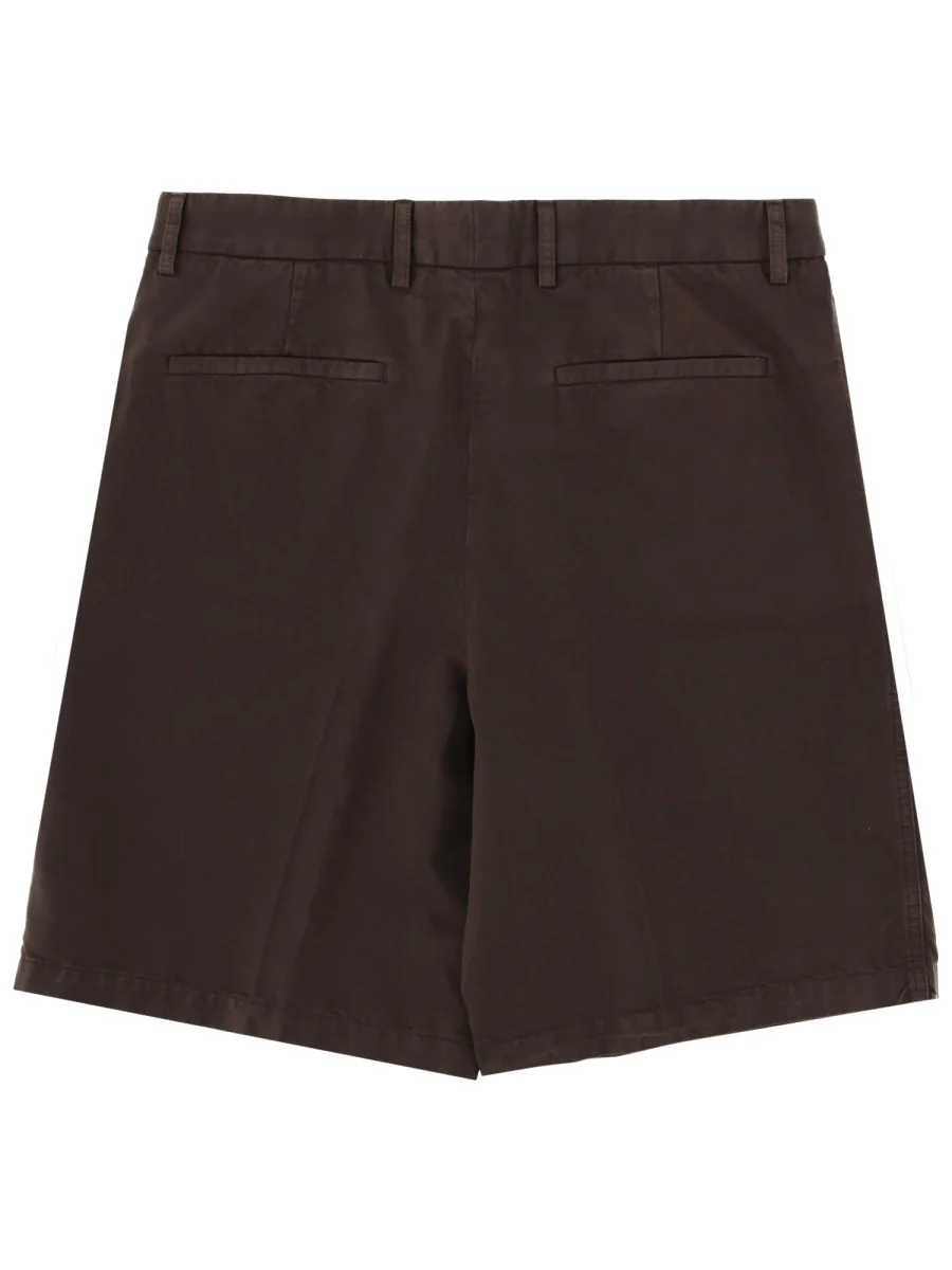 Zegna Cotton Blend Casual Shorts - Size 48 - Image 3